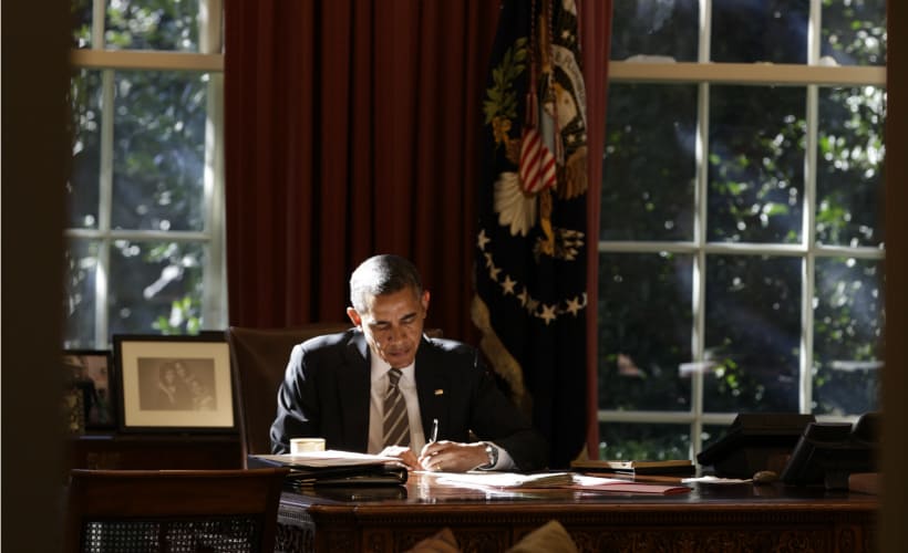 Barack Obama at White House